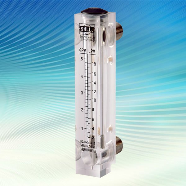 LZM-15 water flow meter liquid rotameter flowmeter flow sensor 2-18LPM / 0.5-5GPM
