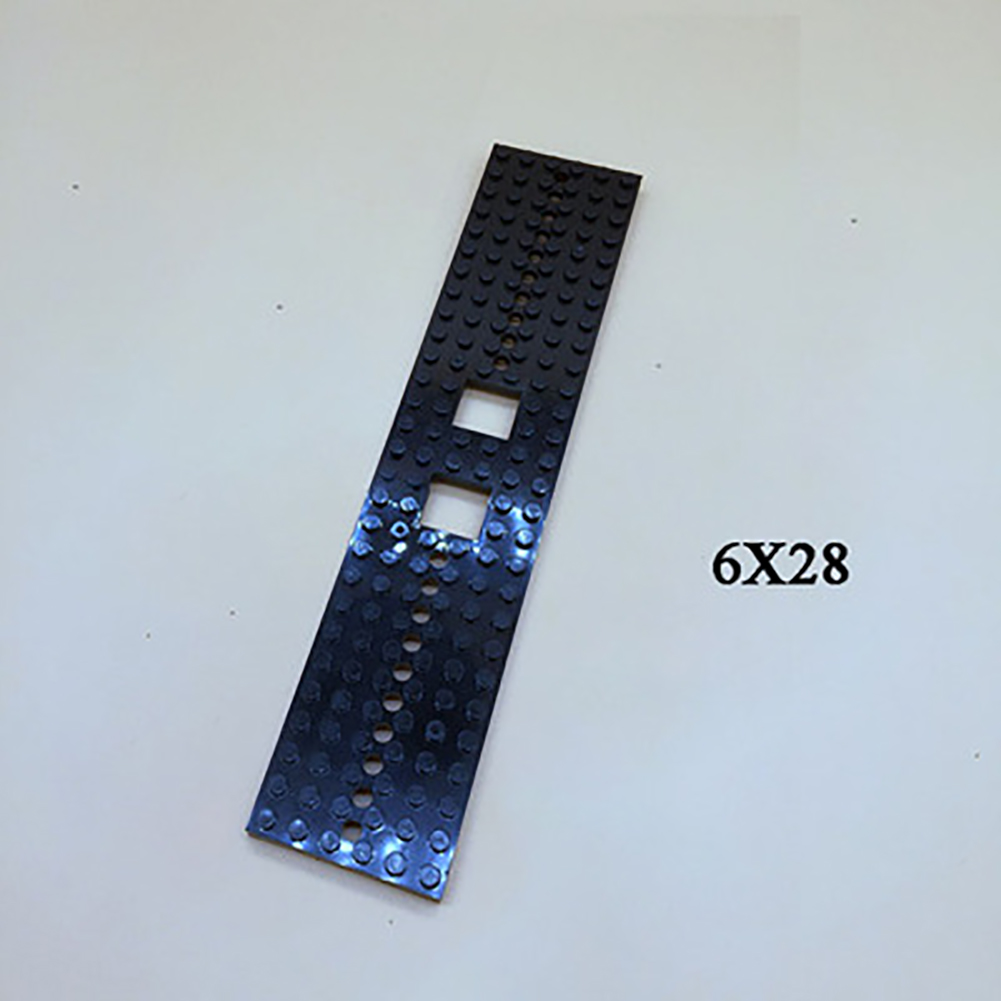 Train Accessories Technical Parts Multi Power Functions Tool Train Base Plate Train Track Motor PF Model Sets Building Blocks: NAVY