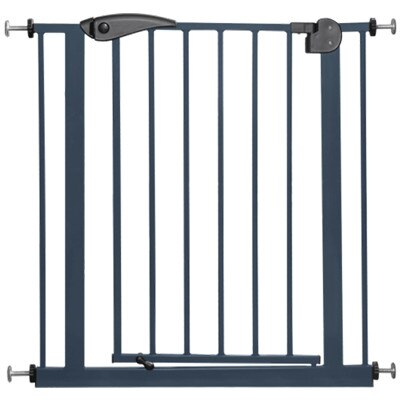 Puerta de Hierro de metal babysafe puerta de seguridad para bebés valla de aislamiento para mascotas 75-82cm de ancho Hong kong gratis