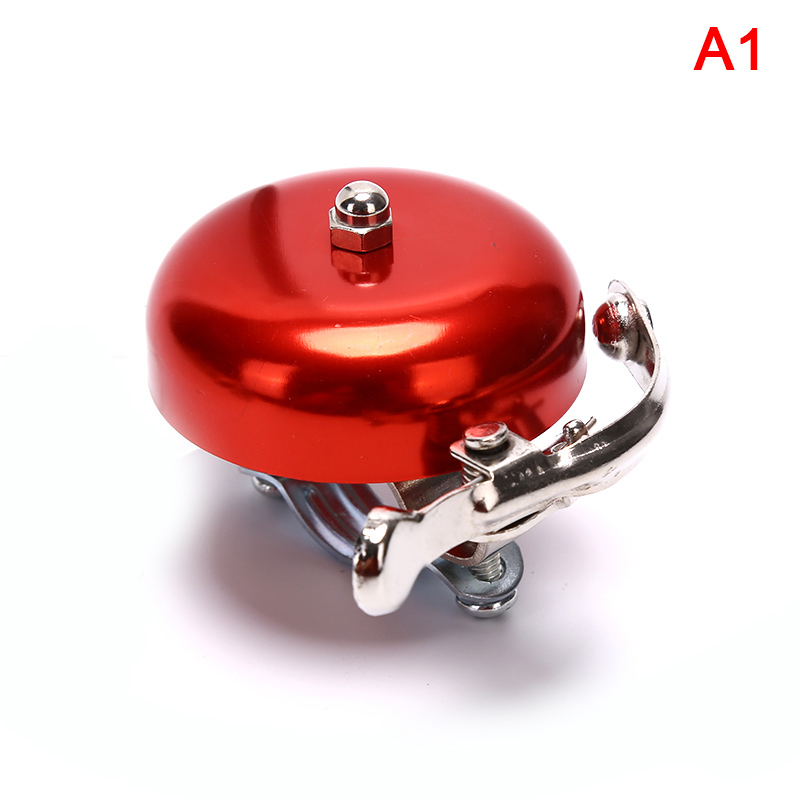 Campanello per bicicletta classico Vintage ciclismo bici in ottone aggiornamenti retrò bici da ciclismo: WHITE