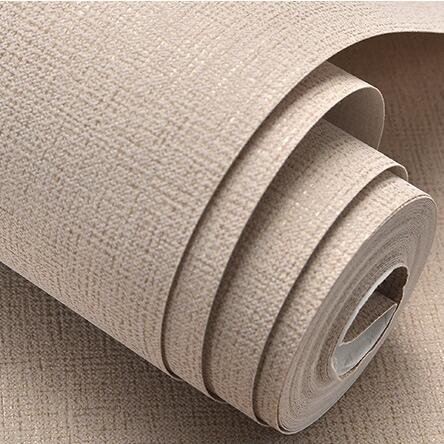 Blanco, Beige, marrón textura Simple fondo liso papel de pared de Color sólido moderno tejido papel tapiz rollo decoración del hogar: WP64706