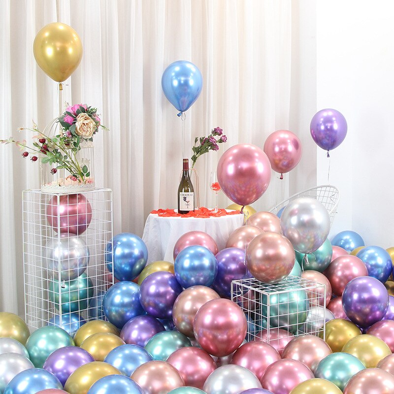 25 st roséguld metall ballong brud att vara lycklig dam möhippor inredning fröken till fru bröllopsfest bruddusch leverans baby shower: Färgrik / 12 tum