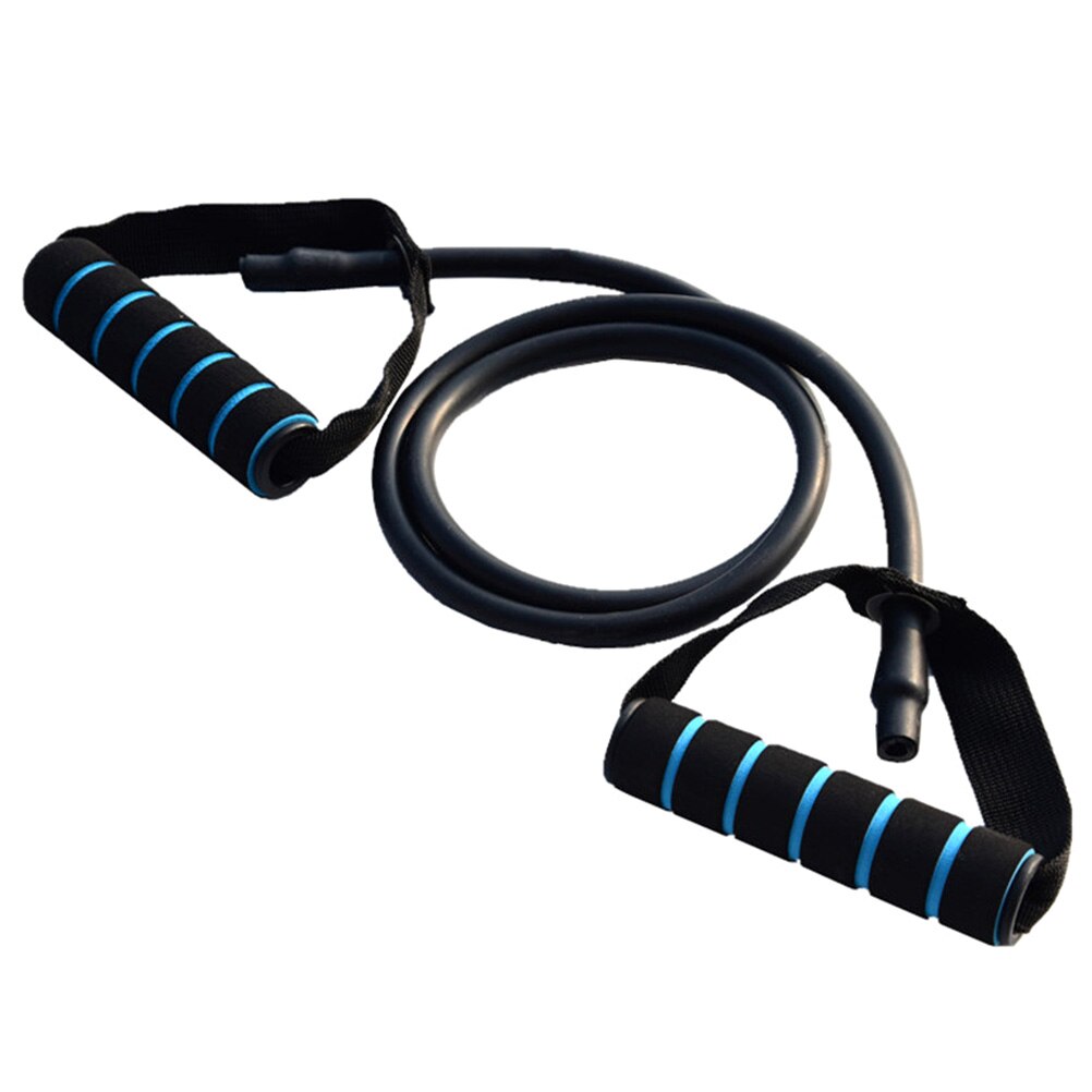 Trekkracht weerstandsband oefening elastische lus yoga fitness rekbanden pull up assist band voor afslanktraining: Zwart