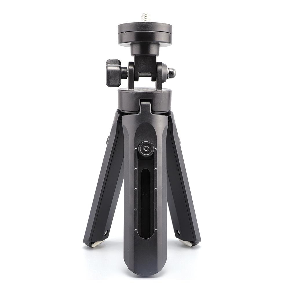 Video Tripod Stand Handle Mini Telescopic Smartphone Grip Compact Selfie Stick Stabilizer Tripod for Phone Clip