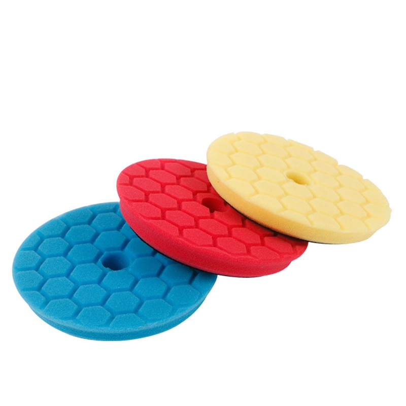 Ultimat 5 stk polstring og poleringssett med 6 "pads vaffelskum