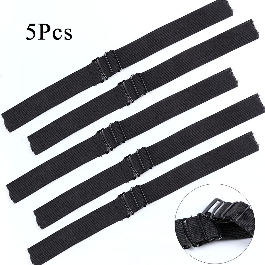 Faixa elástica de alileader para perucas ajustáveis fita elástica de costura de alta elasticidade 2.5/3cm de largura peruca elástica para fazer o tampão da peruca: 2.5cm 5pcs