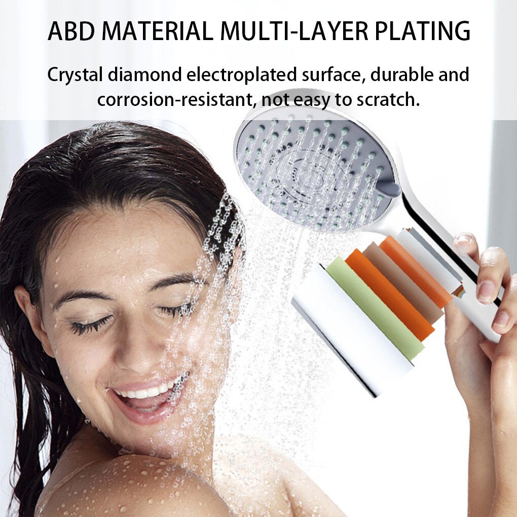 Badkamer Sproeier Douche Jetting Douchekop Waterbesparende Handheld Verstelbare 5-modi SPA Douche Badkop Badkameraccessoires