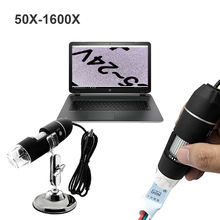 Digital Microscope Mega Pixels 50X-1600X 8 LED USB Microscope Microscopio Magnifier Electronic Stereo USB Endoscope Camera