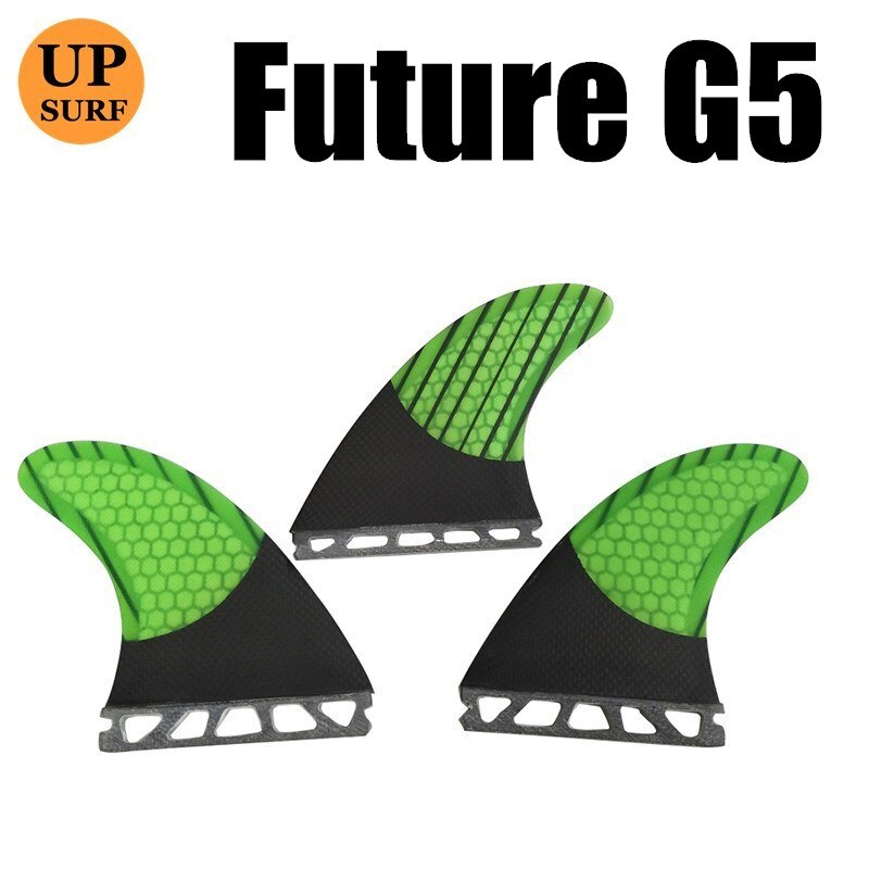 De producto futuro aletas G5/G7 de fibra de carbono Barbatana tabla de surf Fin propulsor de nido de abeja de fibra de vidrio aletas 3 piezas por set