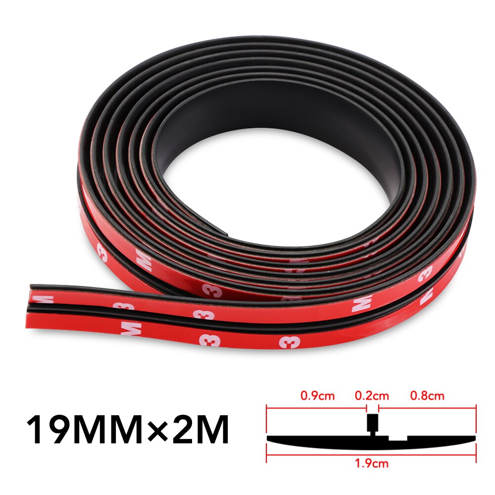 Muzhen Store 14/19/30mm Rubber Auto Afdichtingen Rand Afdichting Strips Auto Dak Voorruit Kit Protector Venster Afdichting strips Geluidsisolatie Tape (Color : 30mm