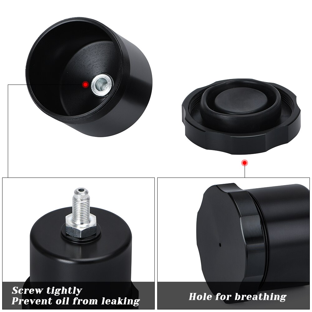 Aluminum Car Hydraulic Drift Rally Handbrake Oil Tank For Fluid Reservoir E-brake VR4611