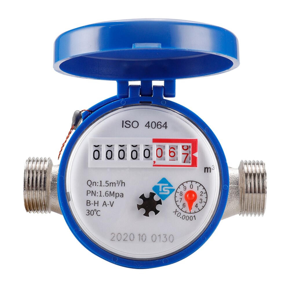 Rotor Typ Kalten Wasser Meter Mechanische rotierend-FlüGel Kombination Zeiger Digitale Tisch Garten Heimat Wasser Messung Meter