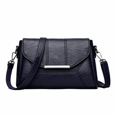 Women Messenger Bags ladies Crossbody Bags For Girls Pu Leather Handbags Women Shoulder Bags Solid: Blue