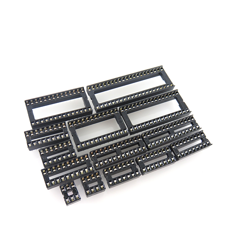10PCS IC Sockel 6 8 14 16 18 20 24 28 32 40 Pin Stecker DIP Buchse DIP6 DIP8 DIP14 DIP16 DIP18 DIP20 DIP24 DIP28 DIP40 Pins