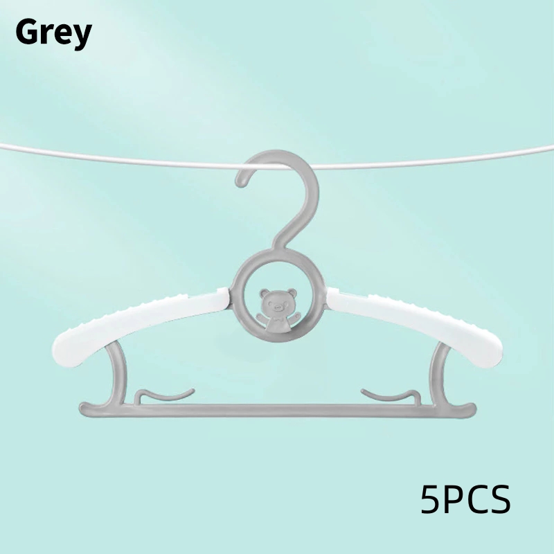 5 stks Telescopische Baby Hangers Kleding Organizer Closet antislip Kids Kleerhanger Garderobe Opslag Droogrekken Ruimtebesparend Hang