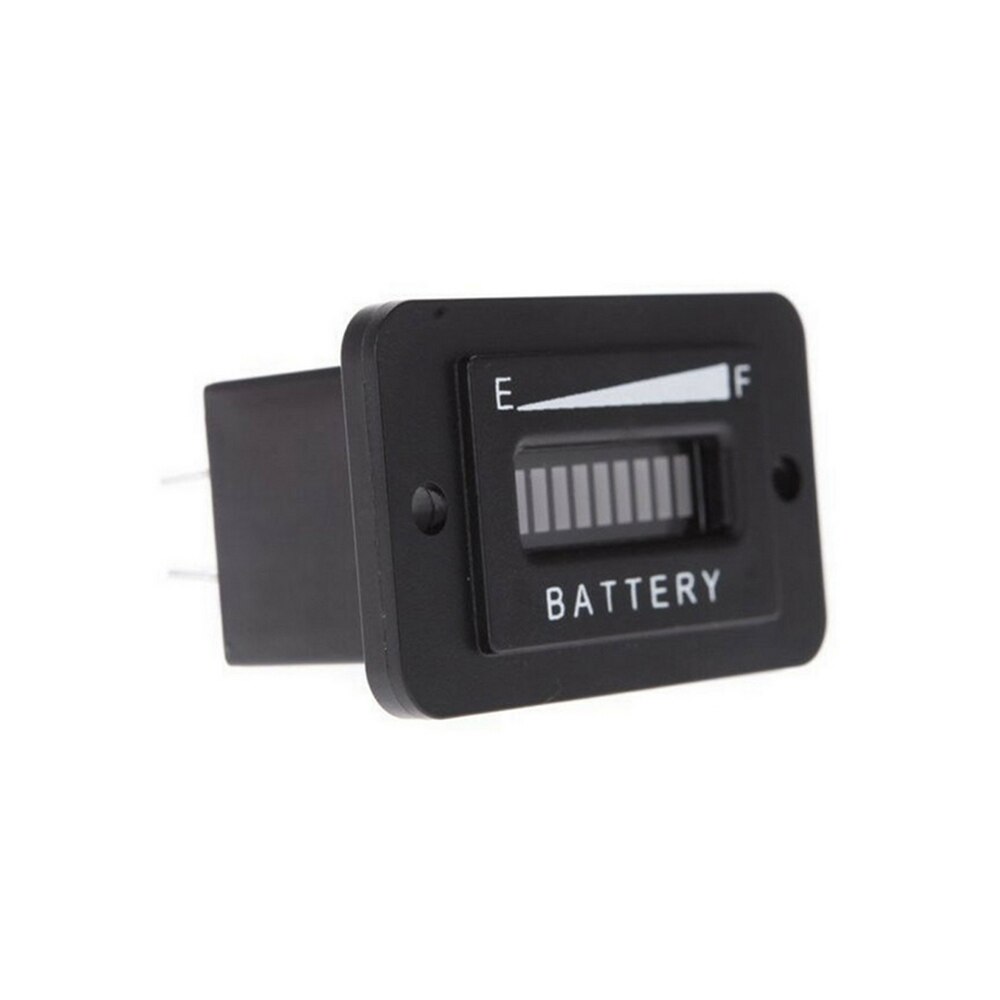 AOZBZ Univerisal Battery Capacity Indicator Meter Gauge With Led Display 50.21 Volt Full - 41.52 Volt Empty IP65 Waterproof