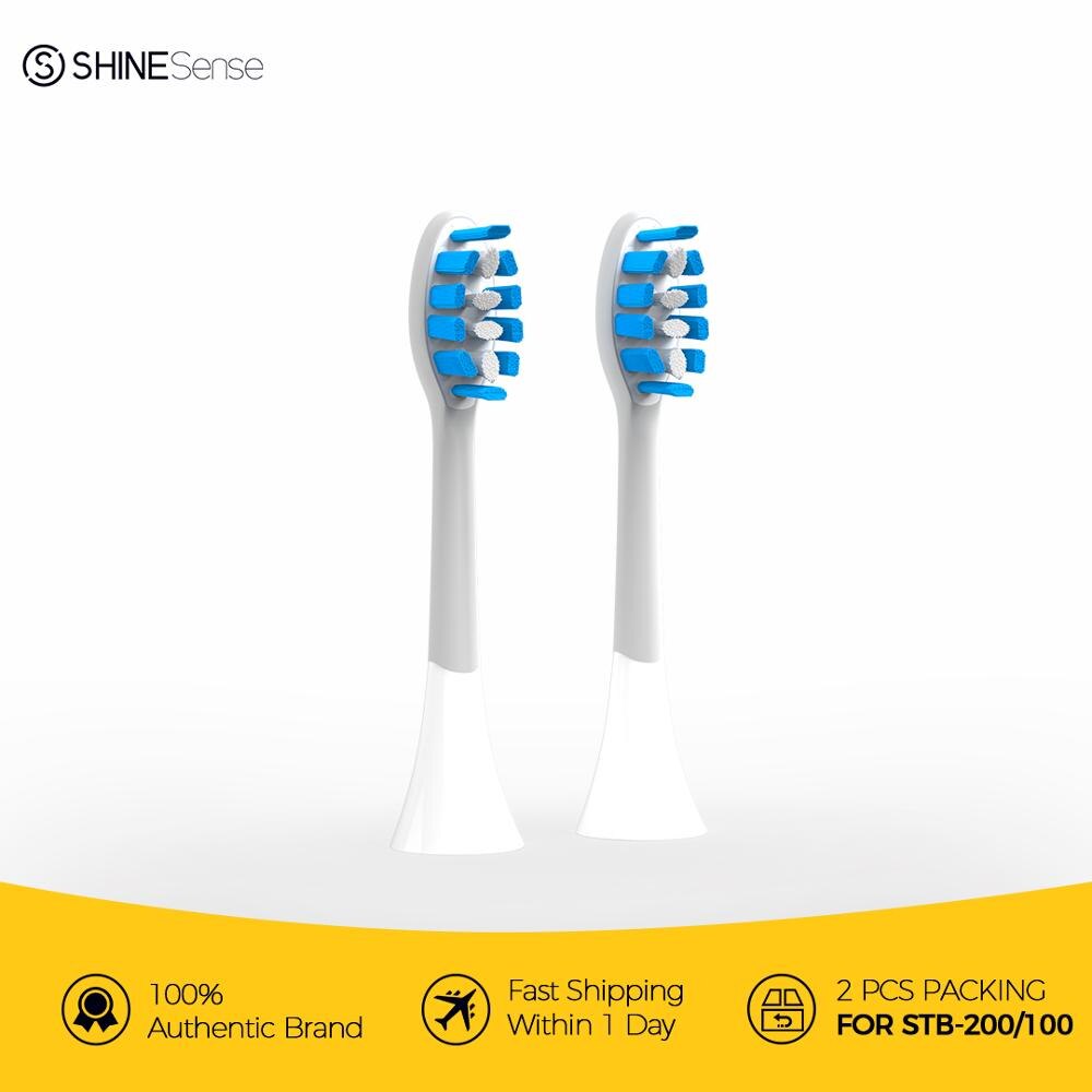 ShineSense Sonic Toothbrush Replacement Brush Heads for STB-100&amp;200