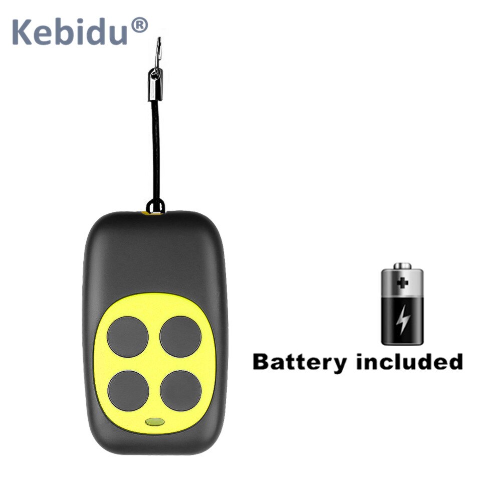 KEBIDU – télécommande sans fil 433.92Mhz, 4 boutons de clonage pour porte de Garage, ouvre-duplicateur de clé automatique