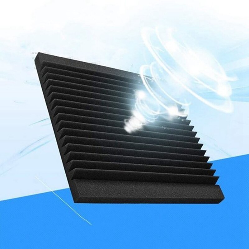 Sound Insulation Foam Sound-Absorbing Cotton,8 Pcs Noise Reducing Material Indoor Recording Studio Sound-Absorbing Board