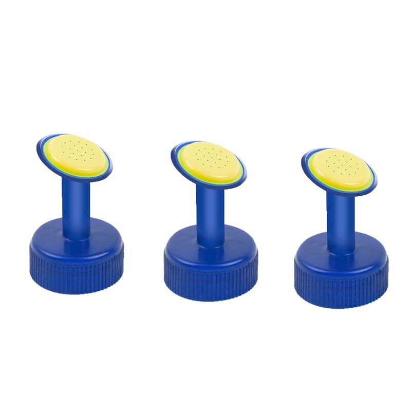 1/3Pc Bottle Cap Sprinkler Plastic Watering GB 30mm caliber Little Nozzle Sprinkler Head Sprayer Watering Tool Bottle Attachment: blue-B