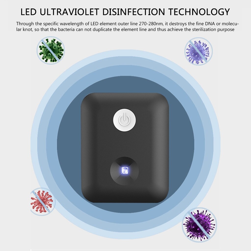 Uv Germicidal Lamp Disinfection Lamp Toilet Uv Sterilizers Portable Terilization Manicure Tools Home Travel Sterilizator