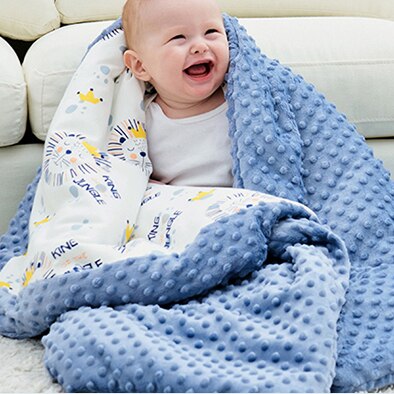 50x160cm Minky Fabric For Sewing 14 Colors Super Soft Eco-Friendly Polyester Minky Dot Plush Fabrics By The Meter