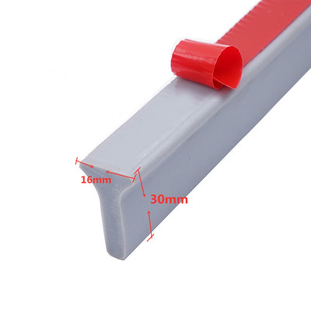 1-3M Water Shower Dam Bathroom Water Stopper Silicone Retaining Strip Flood Barrier Dry And Wet Separation Blocker