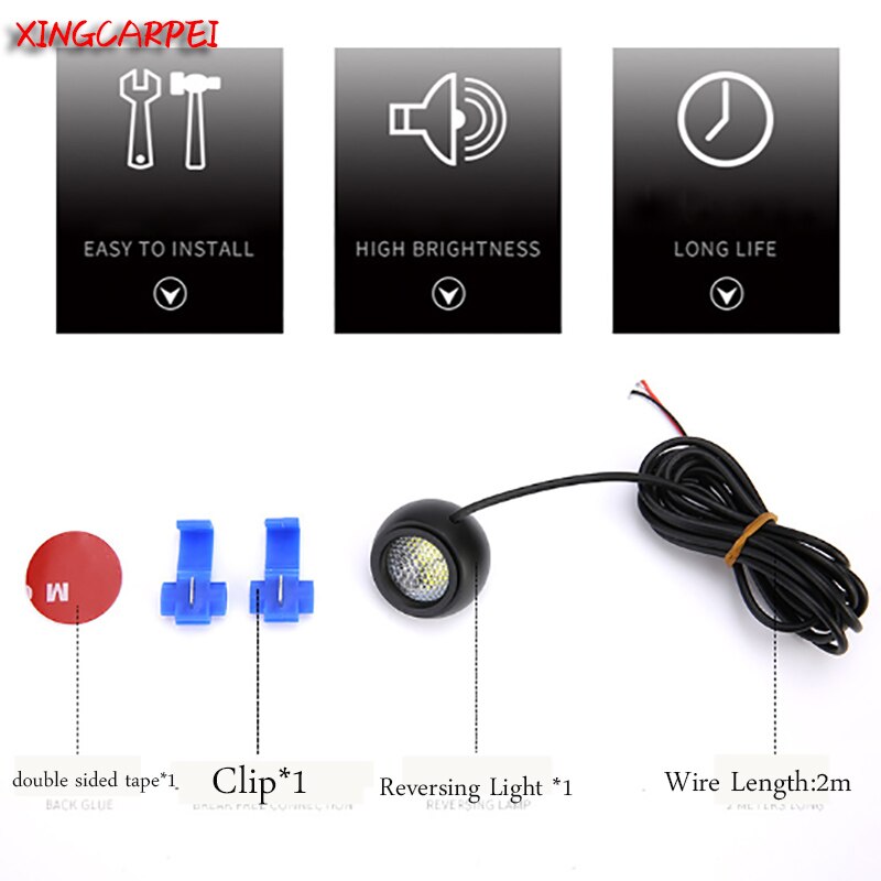 Supersterkt led ekstra ryggelys for bil suv atv offroad universal ekstra led arbeidslys 12v tåkelys flomstråle