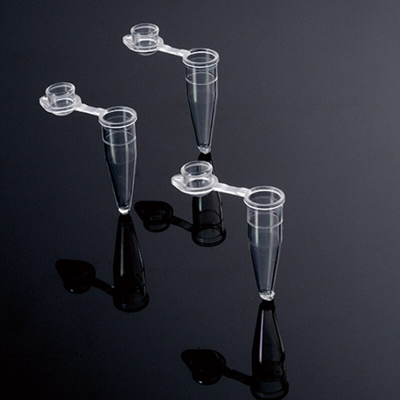 1000 stycken centrifug pcr-rör 0.2ml med platt lock