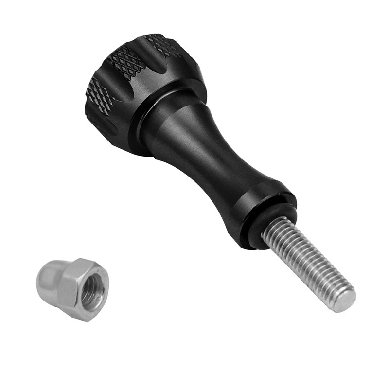 Tornillo de perno para llave de perilla de pulgar de aleación de aluminio, adaptador de trípode CNC para GoPro Hero 8 7 Xiaomi Yi SJCAM DJI, accesorios de Cámara de Acción