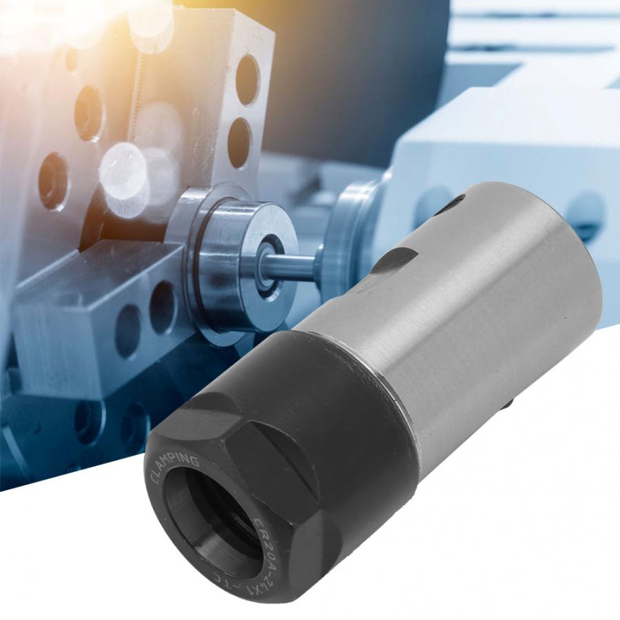 C25-ER20-45L Collet Block Chuck Collet Holder Spindle Motor Shaft Clamping Tool Bar Motor Shaft Clamping Tool