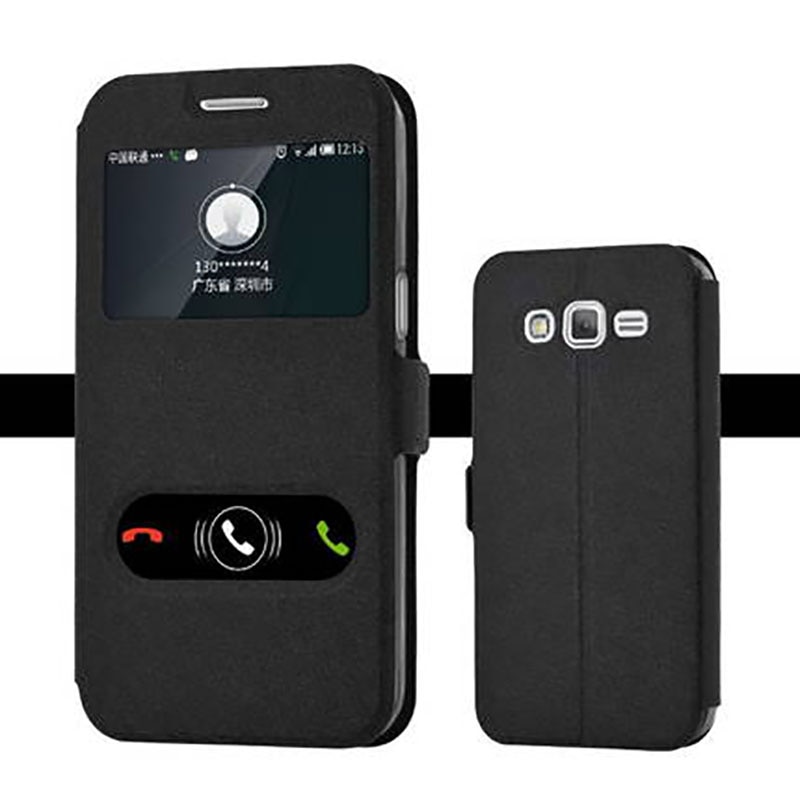 Coque pour samsung galaxy grand 2 duos  g7102 g7106 g7108 g7109, étui en cuir à rabat pour samsung galaxy grand 2