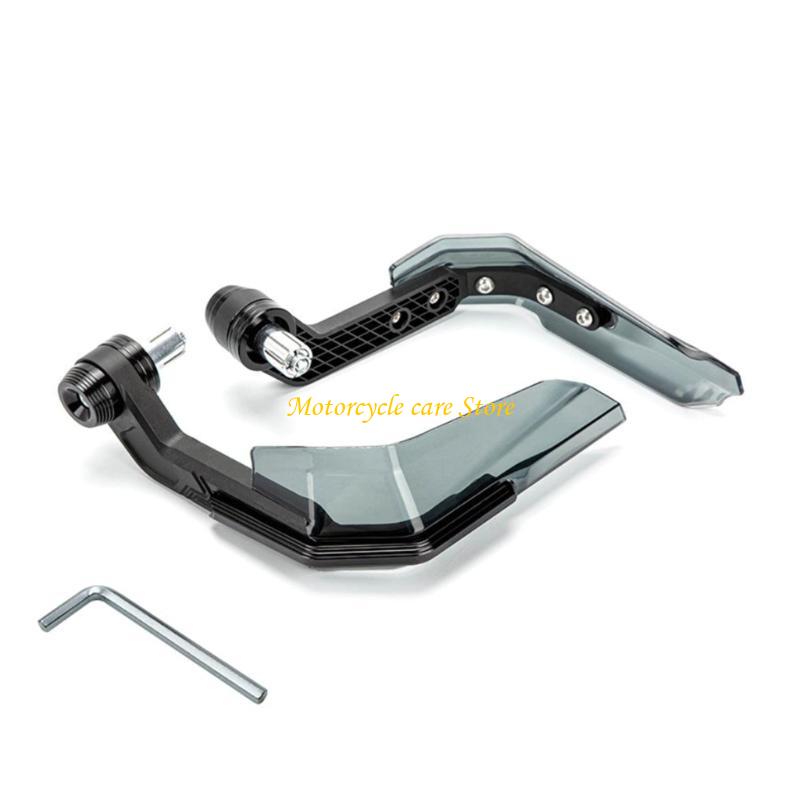 U75F Motorrad-Handschützer, Handschützer, Schutzschild, winddichter Schutz, universell: schwarz