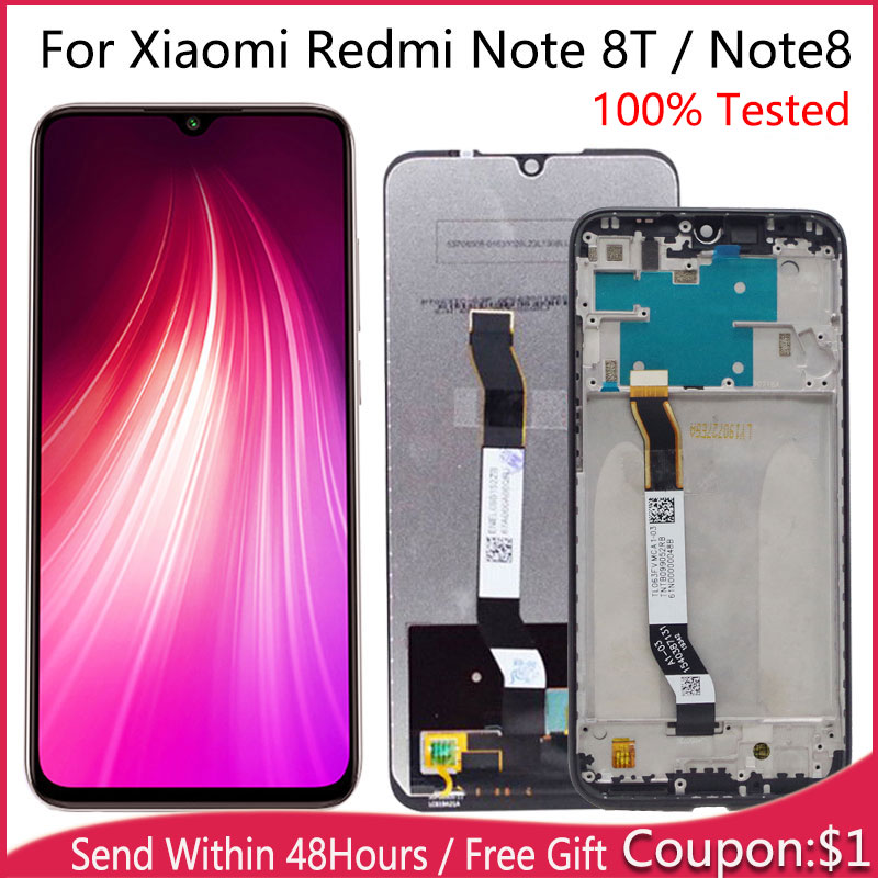 Für 6.3 "Xiaomi Redmi Hinweis 8T / Hinweis8 LCD Anzeige Mit berühren Bildschirm Tafel Montage Für Xiaomi Anzeige redmi Hinweis 8T Hinweis 8