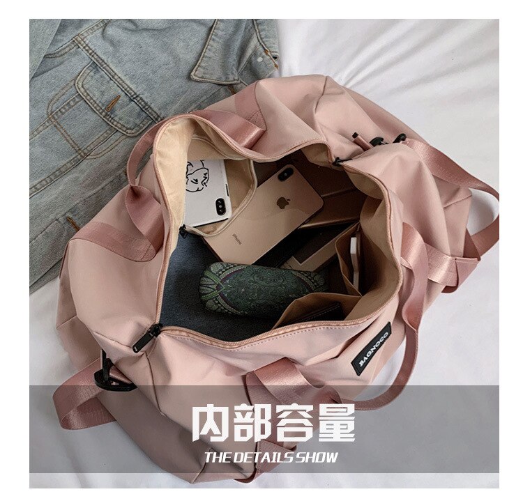 Gym Yoga Bags Women Pink Travel Duffle Handbags for Women Bag Sport Gym Accessories Men Fitness Training Blosa