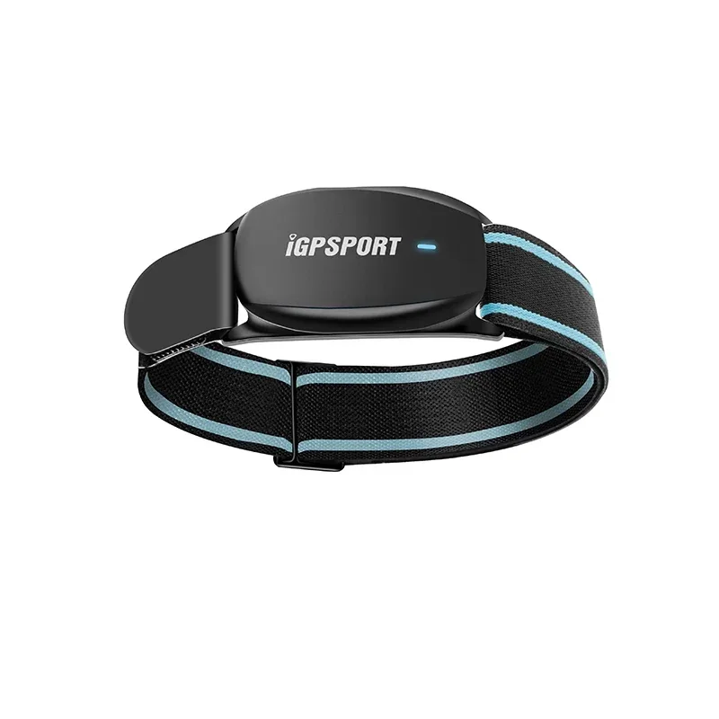 Igpsport hr40 hr70 dupla frequência ant + cinto de monitor de freqüência cardíaca bluetooth-compatível fitness correndo velocímetro app computador da bicicleta: Cinza claro