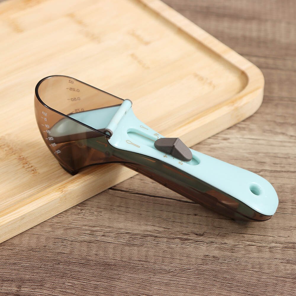 Kitchen Digital Magnetic Adjustable Measuring Spoons Plastic Scoop Spoon With Scale Accessories Worthbuy Baking Digit Cup Tools: 30ML