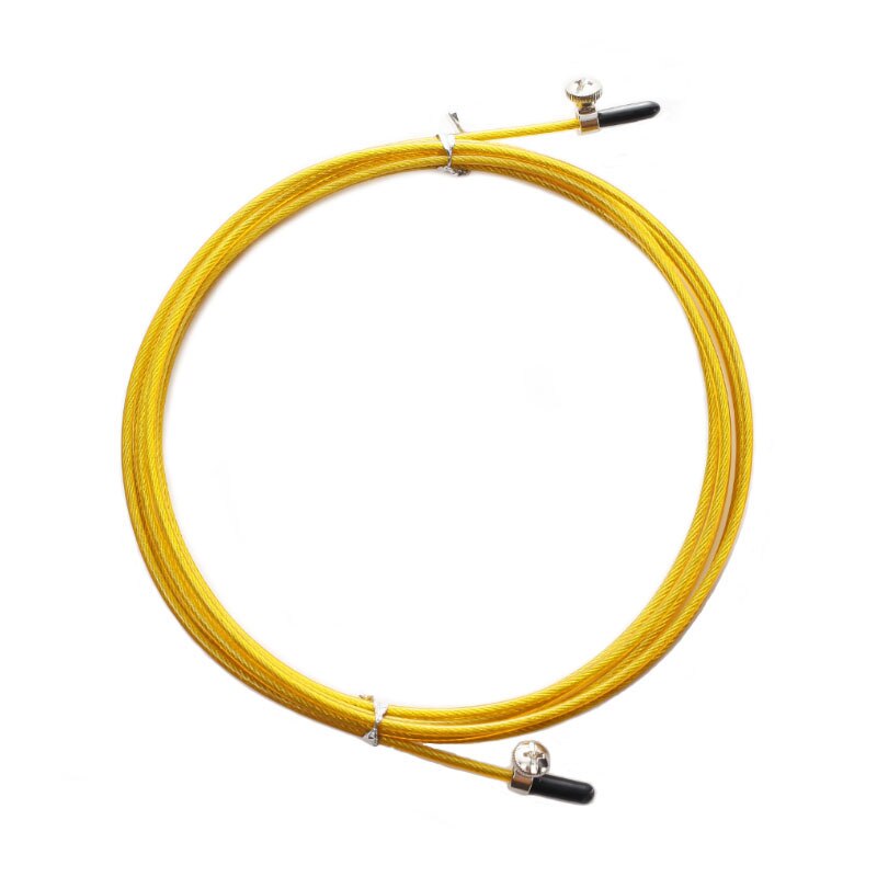 Fil d'acier avec vis pour cordes à sauter, 3m, rechange, Crossfit, câble métallique remplaçable, corde à sauter de vitesse: Gold