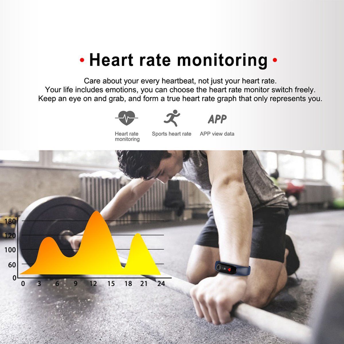 Bracelet intelligent montre Bracelet Bracelet Fitness Tracker pression artérielle fréquence cardiaque