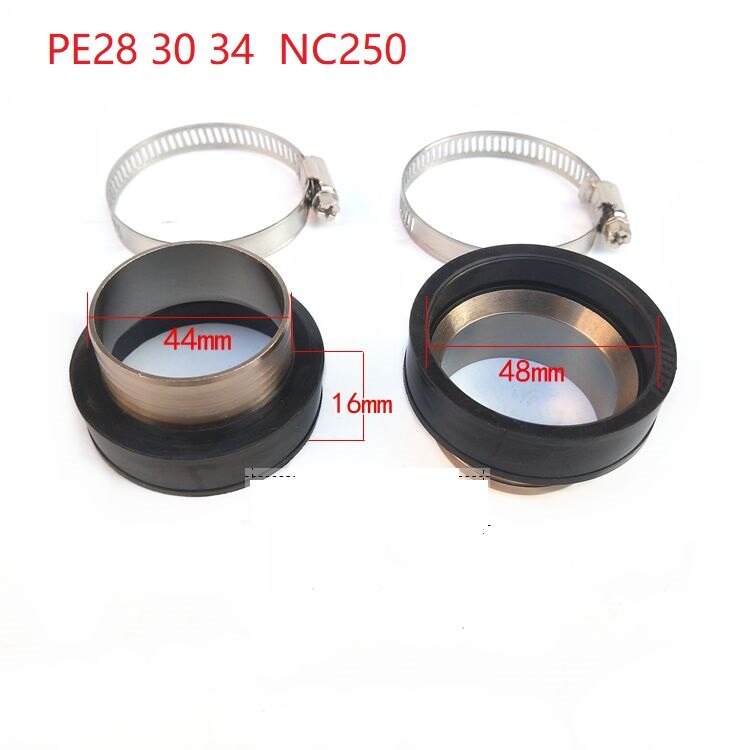 zongshen nc250 cbs250 Intake pipe Manifold connector inlet Pipe 250cc Engine PE28 PE30 PE32 carburetor Dirt Bike motorcycle: Dark Grey