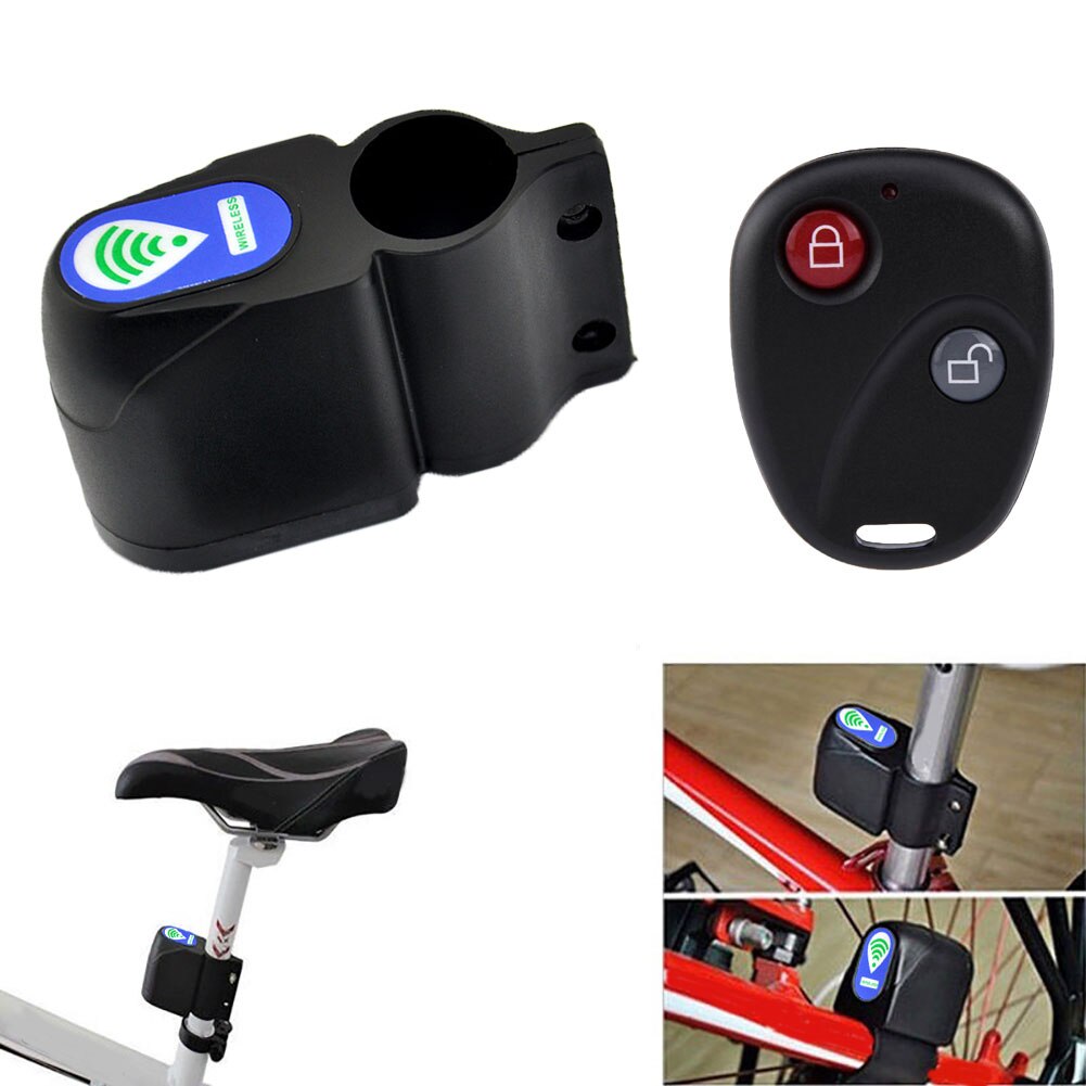 Fiets Anti-Diefstal Beveiliging Alarm Lock Geluid Alert Met Afstandsbediening Fiets Anti-Diefstal Alarm Fiets Toegang