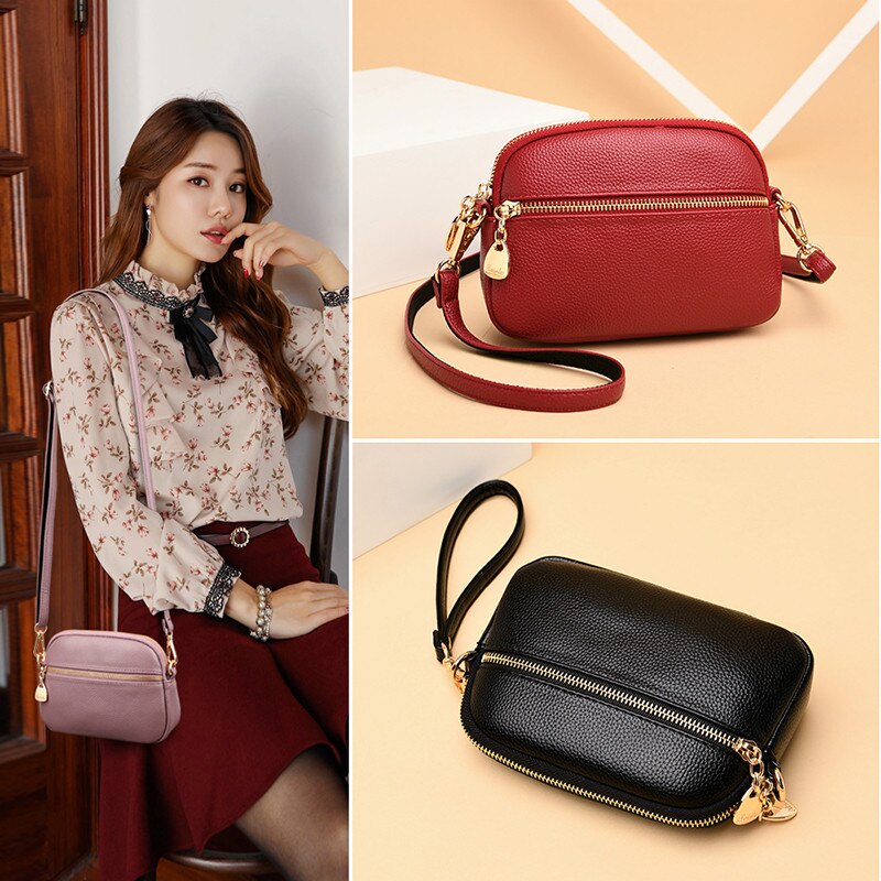 mini Borse Delle Donne Messaggero Piccola Borsa Tracolla in Pelle Femminile sacco Borsa con Tracolla per Le Donne Signore di sacchetto di Frizione Del Telefono mobile Bolsas