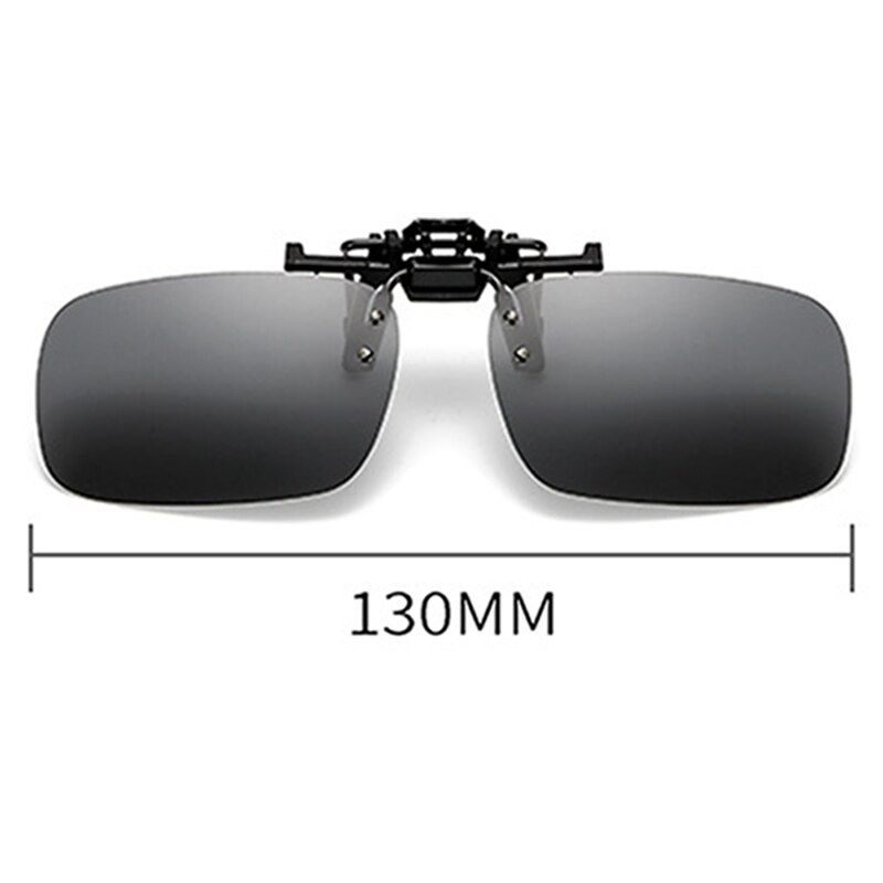 13CM Polarized Sunglasses Clip Driving Night Vision Lens Sun Glasses Male Anti-UVA UVB For Men Women Driver Goggles