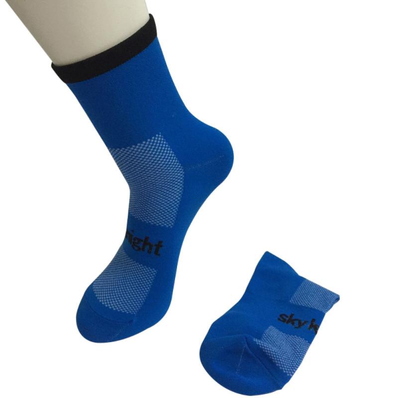 SKYKNIGHT Sports Cycling Socks Moisture-wicking Bike Socks Unisex Sports Fitness Running Gym Training Socks Sportswear: blue