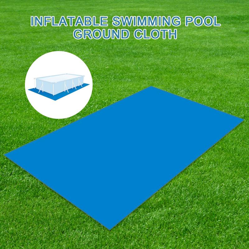 Multi Sizes Pool Ground Mat Cover Large Size Swimming Pool Ground Cloth Rectangular Dustproof Floor Cloth Mat Cover For Pool