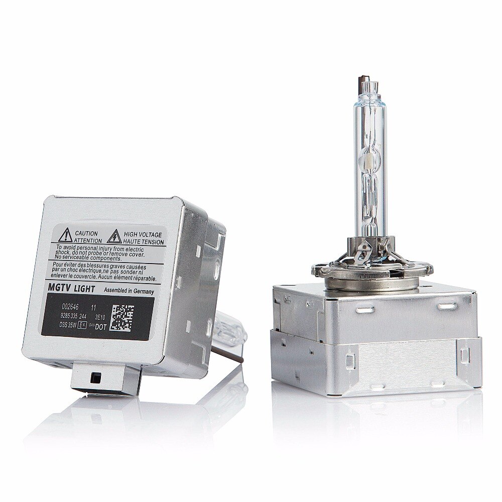 Mgtv lys 2 stk/sett  d3s xenonpære helt metall opprinnelig 12v 35w utskifting av billykter  d3s d3c gjemte seg xenon lampe 4300k 5000k 6000k