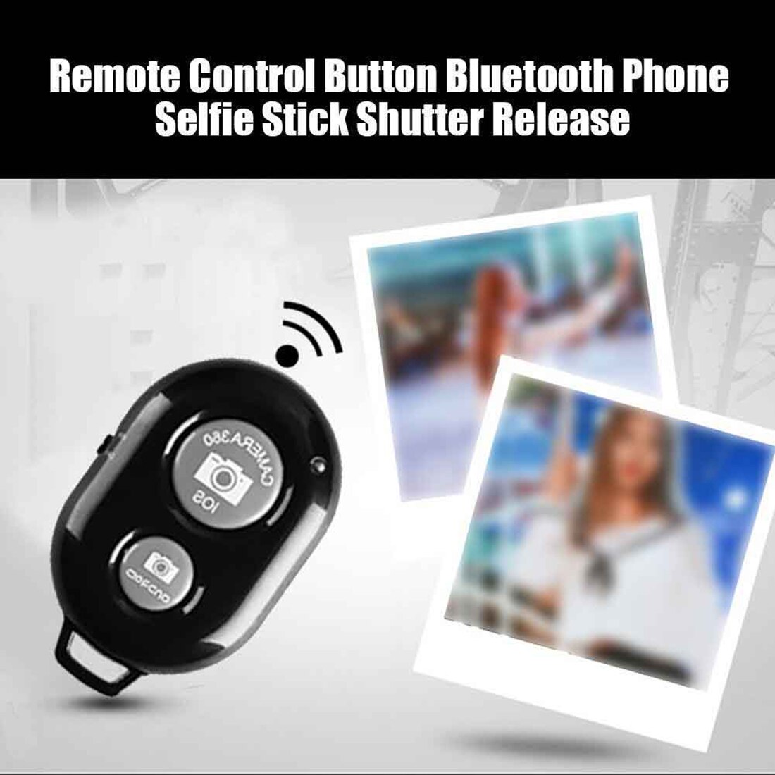 ワイヤレス Bluetooth リモートシャッターカメラシャッター Selfie セルフタイマーセルフタイマー iphone サムスン android 用写真シャッター