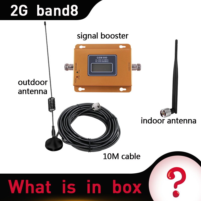 GSM 900 2g Verstärker UMTS 900Mhz 3G Verstärker celular praktisch-Signal-Verstärker Booster 900MHz GSM verstärker Saugnapf antenne