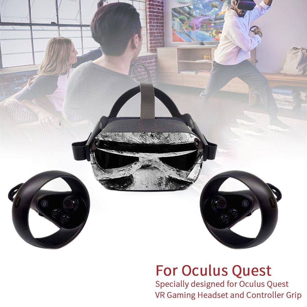 Vr Headset Sticker Beschermende Duurzaam Huid Decals Verwijderbare Breng Decoratieve Voor Oculus Quest