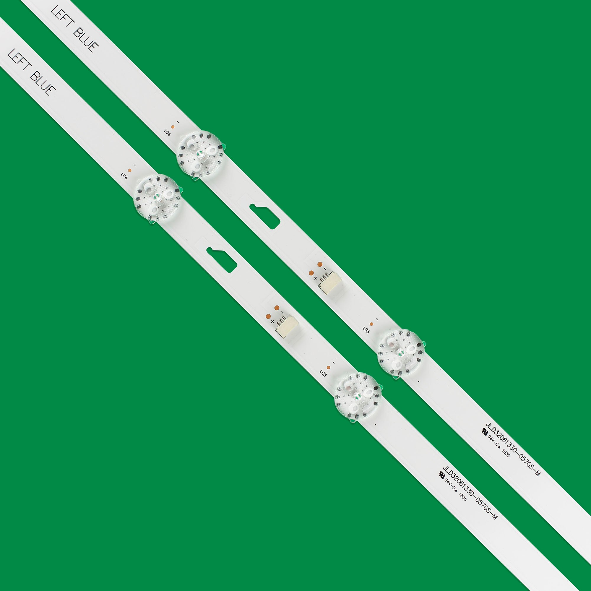 2 stk/sæt led strips til thomson 32 tv t32 d 16dh 01b t32 d 16dh 01w jl .d32061330 004as m 4c lb320t jf3 4c lb320t jf4 32 hp 100
